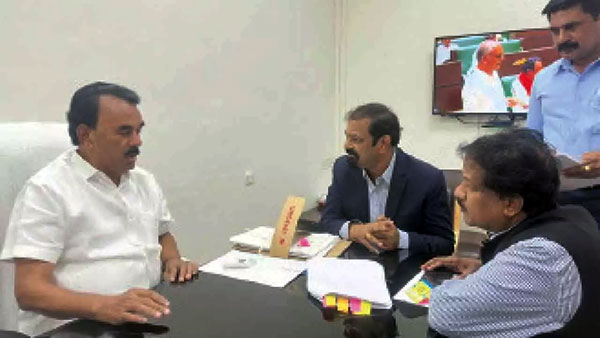 Jupally Krishna Rao, Minister‑in‑charge for the combined Adilabad district, held a high‑level review meeting in Hyderabad 
