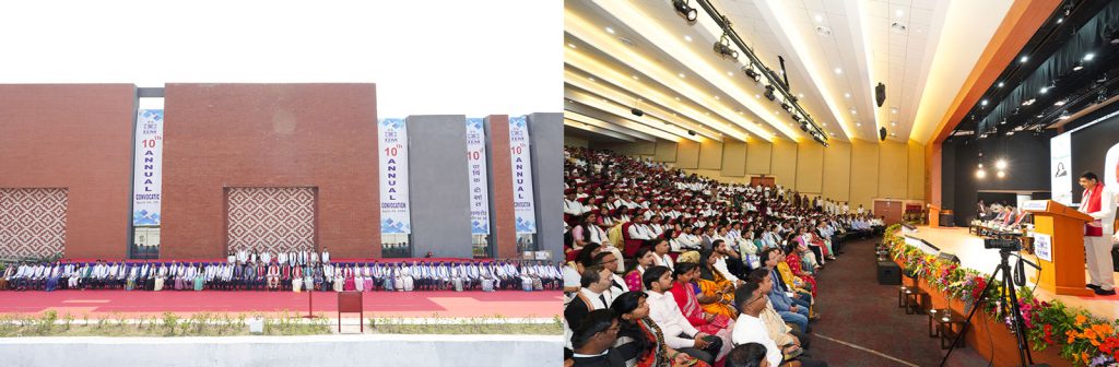 A total of 416 students graduated across five programmes