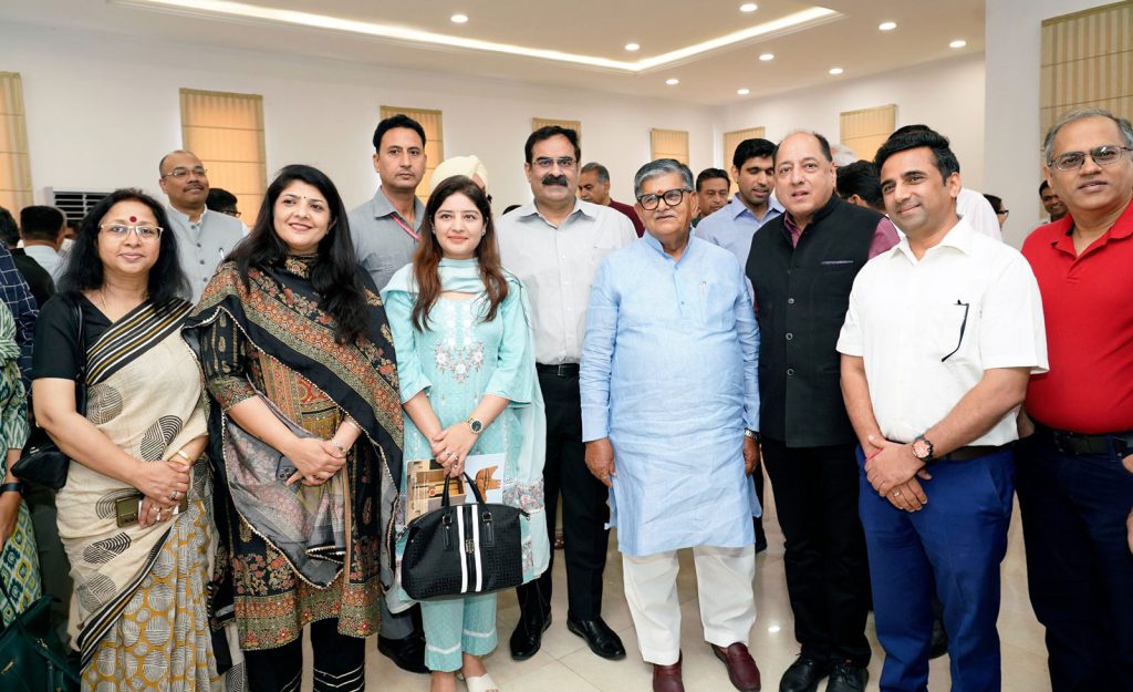 Enthusiastic participation of startup founders, educational leaders, industry representatives, and government officials during launch ceremony
