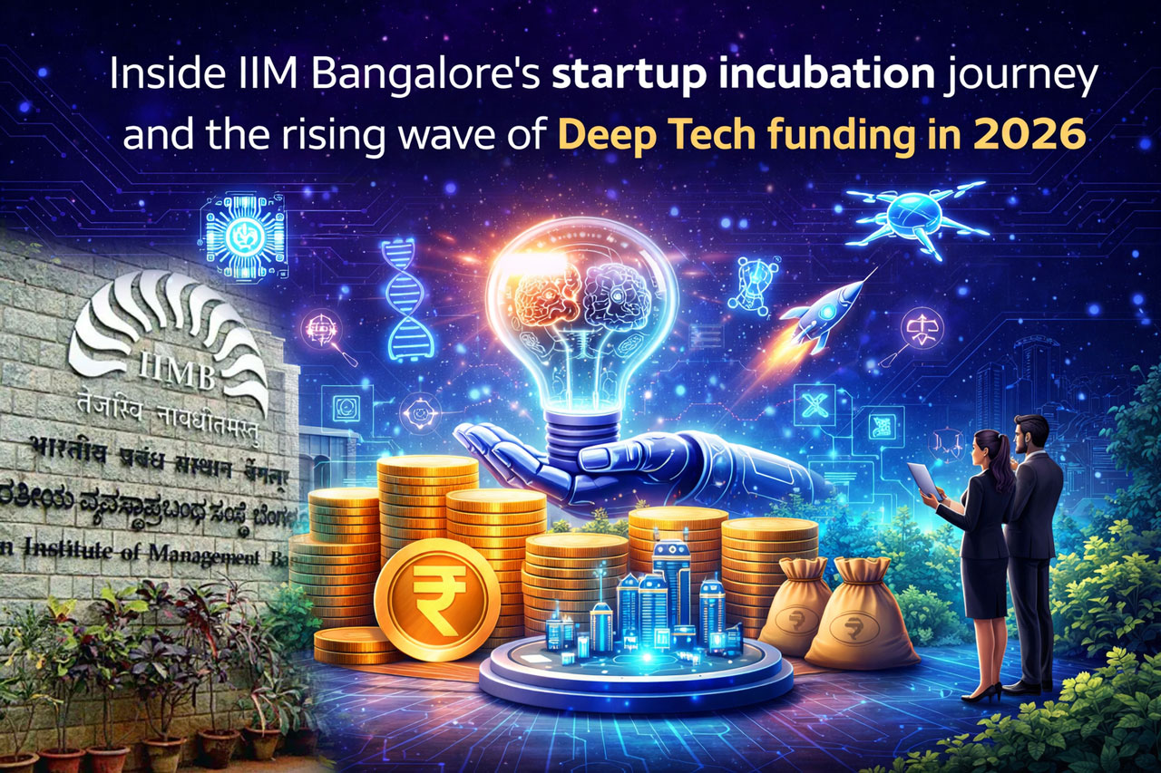 IIM Bangalore’s startup incubation journey and Deep Tech funding