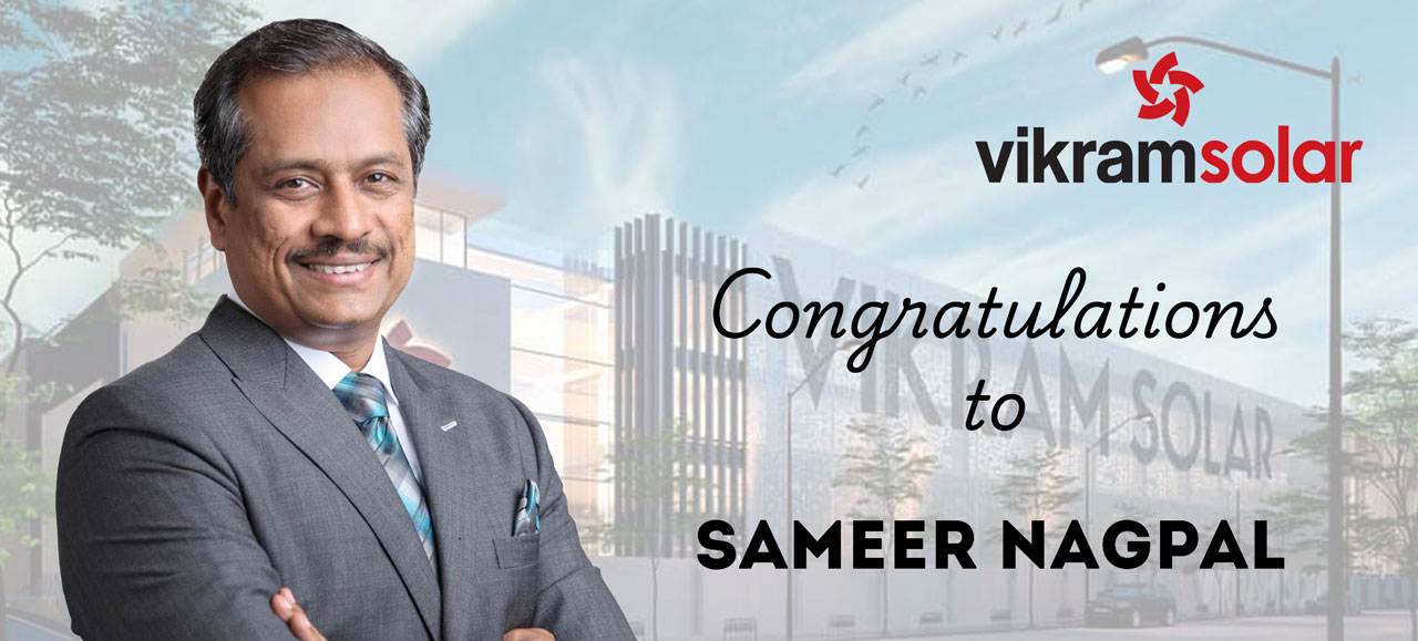 Vikram Solar names Sameer Nagpal as CEO