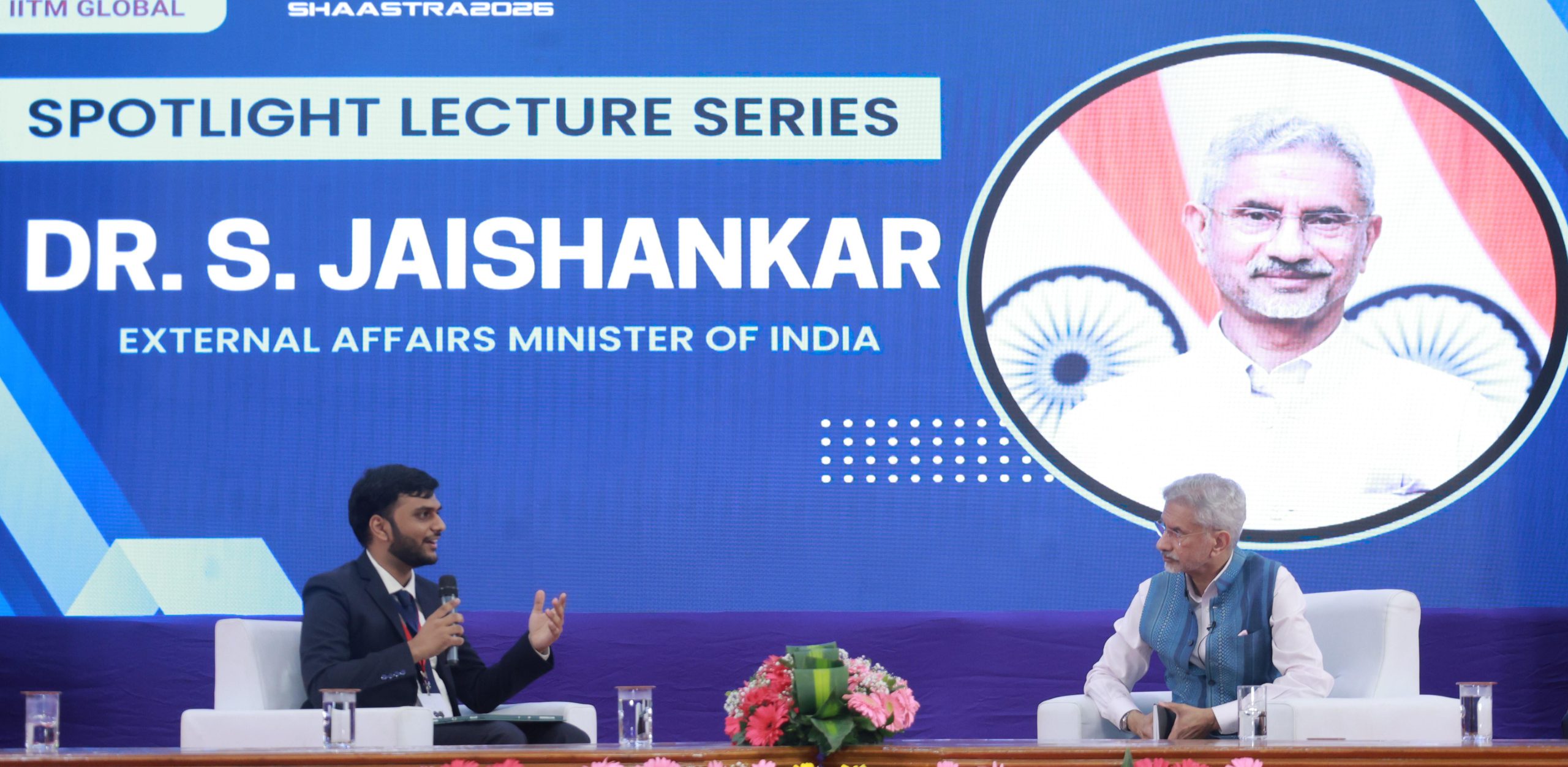 The Indian minister of external affairs, Dr S. Jaishankar, inaugurated the IIT Madras Global Research Foundation