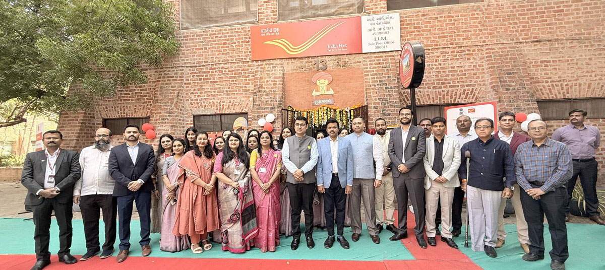 First N-GEN (Next Generation) theme-based post office at the Indian Institute of Management, Ahmedabad was inaugurated recently
