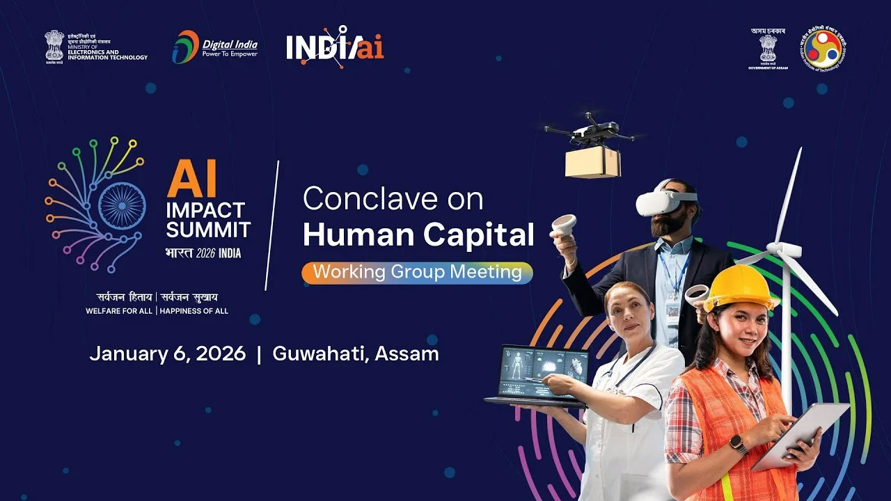 MeitY, IndiaAI, GoA and IIT Guwahati Host Human Capital Working Group Meeting