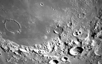 Photo of the moon by the Chandrayaan-3 probe's Lander Hazard Detection and Avoidance Camera (LHDAC). (Image credit: ISRO)