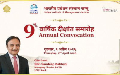 IIM Jammu marks 9th Annual Convocation