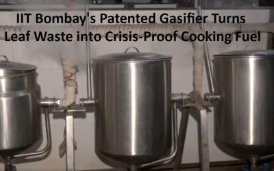 IIT Bombay's Patented Gasifier Turns Leaf Waste into Crisis-Proof Cooking Fuel