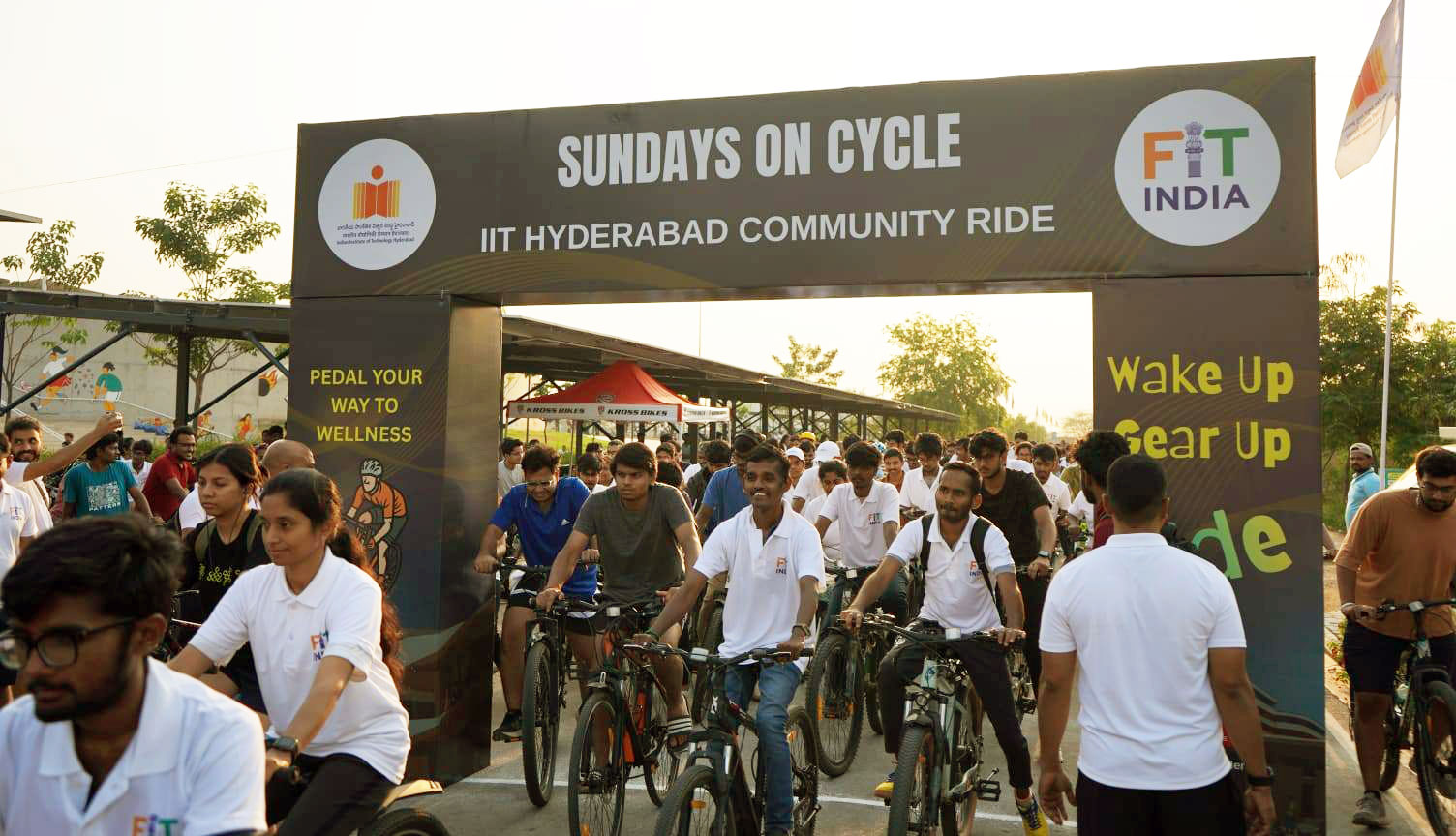 IIT Hyderabad's 'Sundays on Cycle' Draws 1,000+ for Fitness Revolution