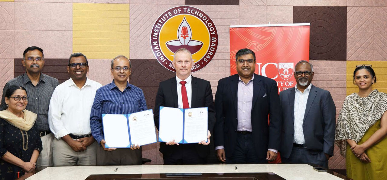 IIT Madras Partners with University of Canterbury for Global Master's Pathways and Research Collaboration