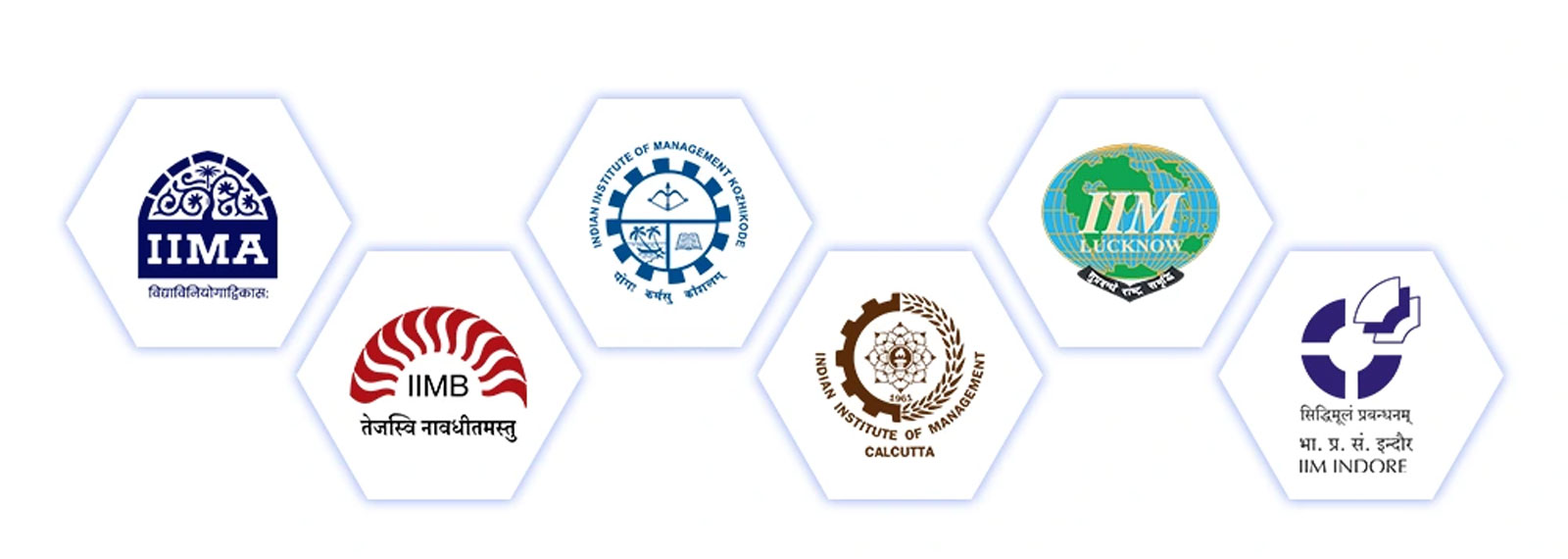 IIM-Ahmedabad IIM-Bangalore IIM-Calcutta IIM-Indore IIM-Kozhikode and IIM-Lucknow