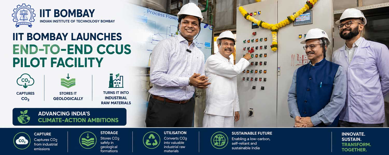 IIT Bombay launches pilot facility for CCUS - carbon capture, utilisation and storage