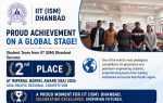 IIT (ISM) Dhanbad Secures Second Place at Prestigious Imperial Barrel Award Asia Pacific Competition