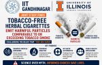 IIT Gandhinagar and University of Illinois study finds herbal cigarettes emit harmful particles comparable to tobacco smoke