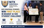 NITK students secure first place in Bharat AI SoC Student Challenge