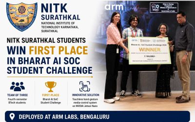 NITK students secure first place in Bharat AI SoC Student Challenge