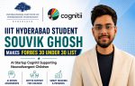 IIIT Hyderabad student makes it to Forbes 30 under 30 with AI startup Souvik Ghosh, final year at IIIT Hyderabad & co-founder of edtech platform Cognitii.