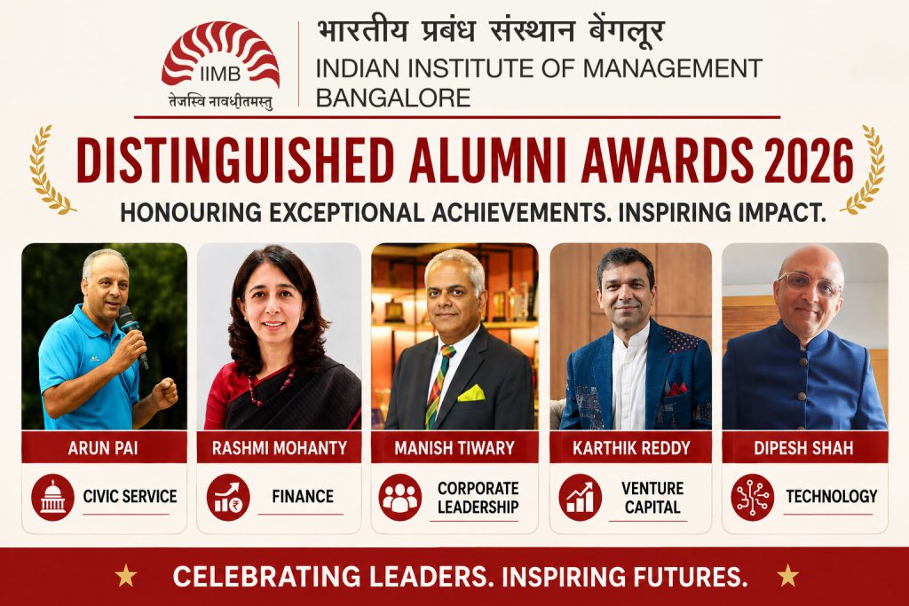 IIM Bangalore Announces 2026 Distinguished Alumni Awards