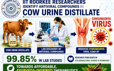 IIT Roorkee Scientists identify Antiviral Compounds in Ayurvedic Cow Urine Distillate