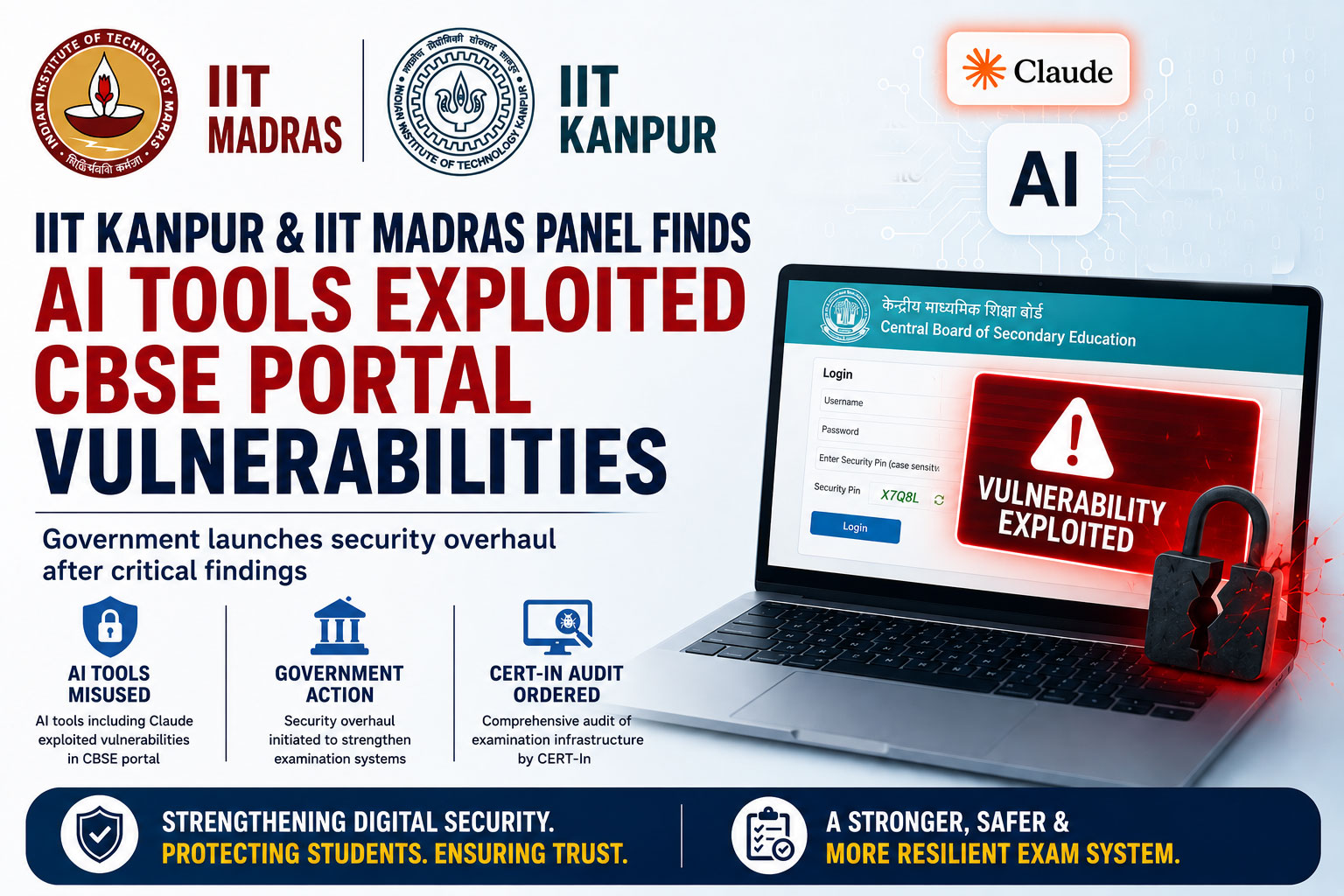 IIT-led probe finds Claude and other AI tools behind CBSE cyber attack