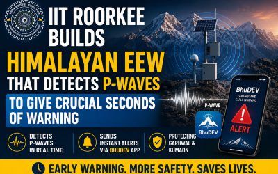 IIT Roorkee Builds Himalayan EEW That Detects P‑Waves to Give Crucial Seconds of Warning
