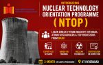 Nuclear Technology Orientation Programme (NTOP) : a 3-month on-campus training at IIT Hyderabad