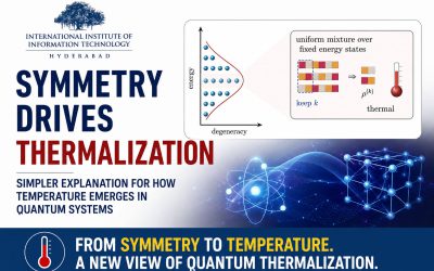 IIIT Hyderabad researchers show that symmetry alone can drive thermalization in quantum systems