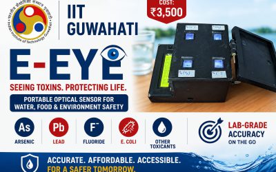 IIT Guwahati researchers create ‘E-Eye’, a Rs 3,500 portable optical sensor that detects arsenic, lead, fluoride, E. coli
