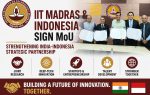 IIT Madras Global Research Foundation and Indonesia’s education ministry sign MoU to strengthen joint research
