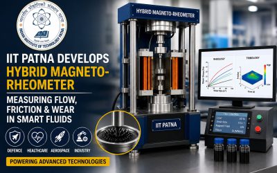 IIT Patna researchers develop a hybrid magneto-rheometer that measures flow, friction and wear in smart fluids