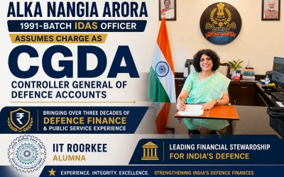 1991-batch IDAS officer Alka Nangia Arora assumes charge as CGDA, bringing over three decades of defence finance and public service experience.