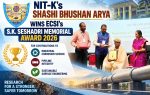 NIT-K’s Shashi Bhushan Arya wins ECSI’s S.K. Seshadri Memorial Award 2026 for his work on industrial corrosion science, pipeline integrity and sustainable surface engineering.